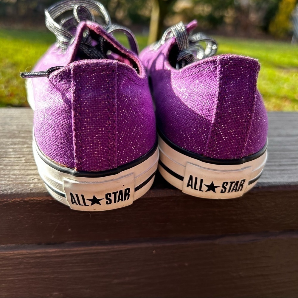 Converse chuck Taylor all star purple metallic sneakers‎ - Picture 4 of 6
